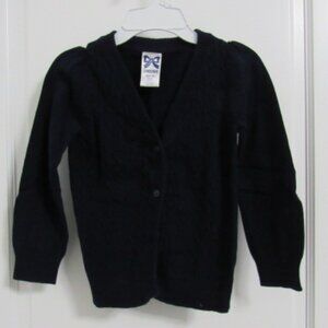 Girls Gymboree Navy Blue Cardigan Sweater S 5-6